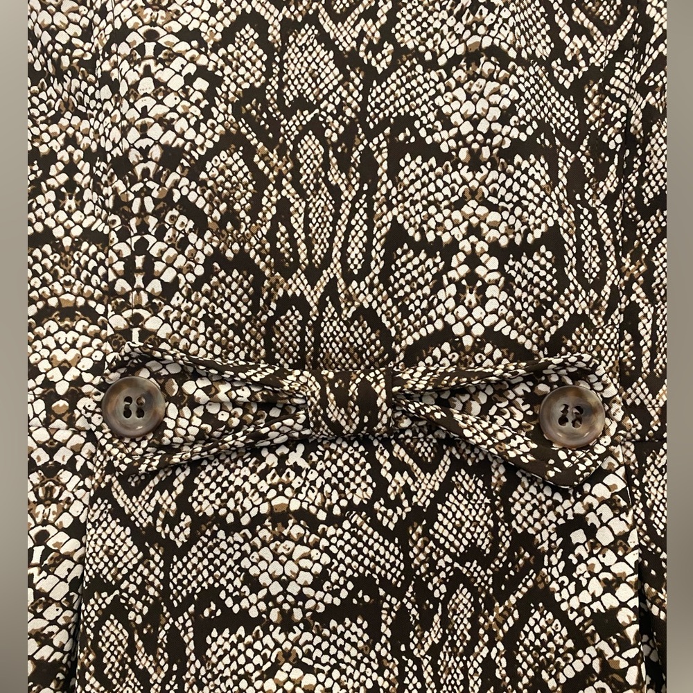 Heart Soul Snakeskin print coat Size X-Large - Picture 7 of 9